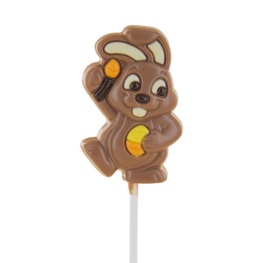 [13030384] PABLO MELKCHOCOLADE KONIJNENLOLLIES 16,2 CM 24X35GR DISPLAY