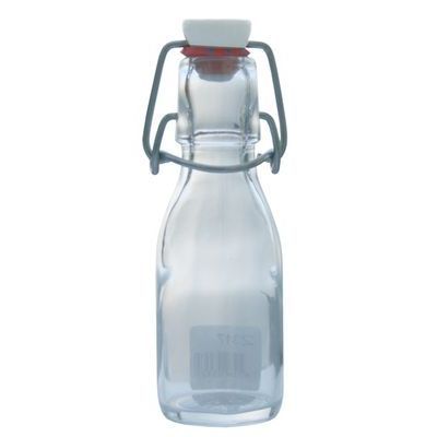 [57660130] 15 CM GLASS MILK BOTTLE