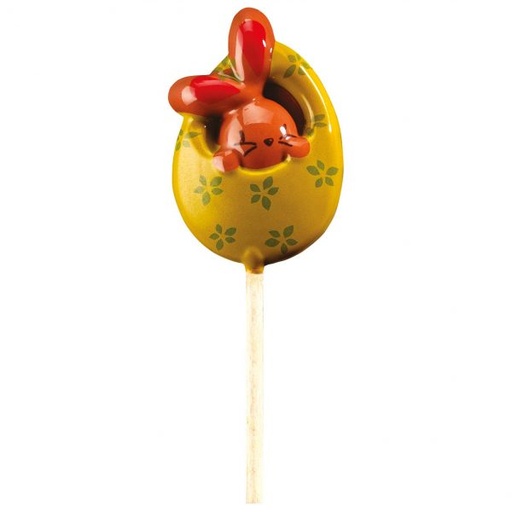 [08057075] 061244 PCB BLISTER PACKS RABBIT LOLLIPOPS FOR 45 PRINTS H. 5.7 CM AND STICKS 9PCS ***s/cd***