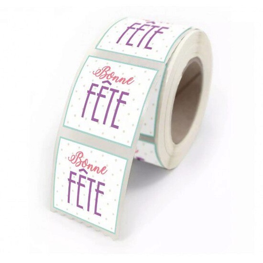 [70407642] FANCY HAPPY BIRTHDAY ZELFKLEVENDE ETIKETTEN