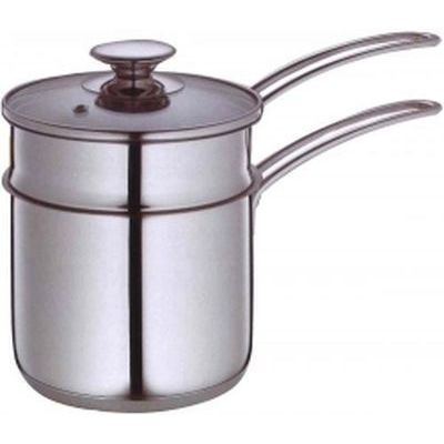 [57661589] KP BAIN MARIE 1.00L ALLE KOOKPLAATSEN ROESTVRIJ STAAL MET DEKSEL 3P.