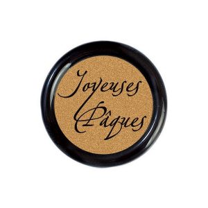 [08057215] 061399 PCB ROND MET RAND PAG JOYEUSES PÂQUES Ø 3CM 88ST ***S/CD***