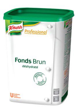 [05100433] + KNORR FOND BRUN BOEUF EN POUDRE 900GR remplacé par 00071039 à la fin du stock