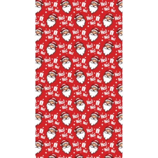 [08030815] 2046017 HOHO SANTA CLAUS TRANSFER 30 X 40CM 30PCS ***ON/ORDER***