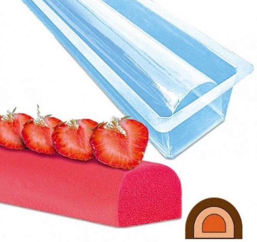 [08074069] BU2009 STANDAARD BLOKVORM PVC INZETSTUK 50X4X4CM 12 STUKS