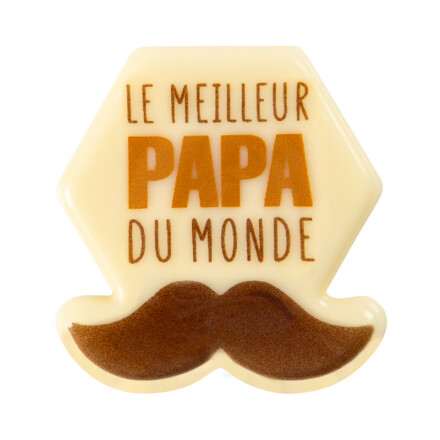[08030695] 2011034 PLAQUETTE MEILLEUR PAPA DU MONDE 120 ST/PC