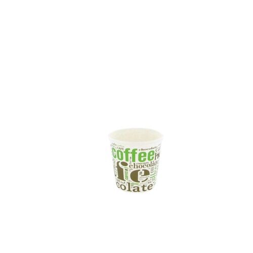 [44660250] GREEN COFFEE CUPS 10CL PACK OF 50PCS