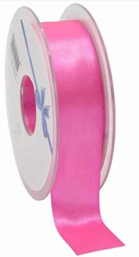 [70410054] DUBBELZIJDIG SATIJNEN LINT LICHT FUCHSIA 25MM X 25M