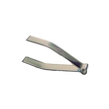 [52903113] FISCHER DOUGH/MARZIPAN TONGS STAINLESS STEEL 10CM