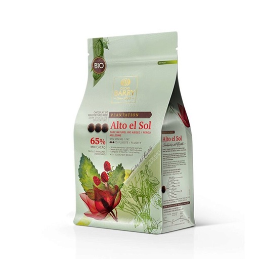 [05100777] + BARRY CHD-P65ALTN-E1-U68 ALTO EL SOL BIO CALLETS FONDANT 65% 1KG ***SUPPRIME FOURNISSEUR***