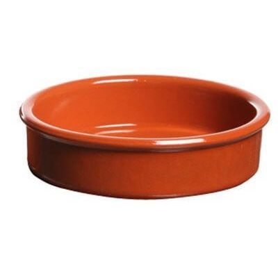 [57658381] REGAS PLAT CERAMIQUE TERRA COTTA 14XH3CM BRUN