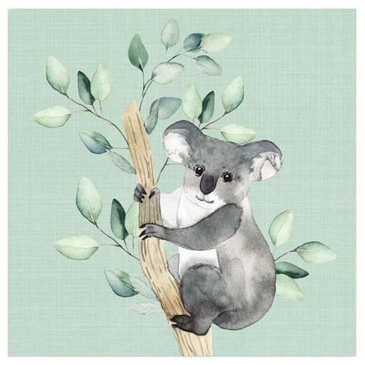 [60700680] ARTEBENE SERVIETTE 33X33CM KOALA PAQUET DE 20PCES