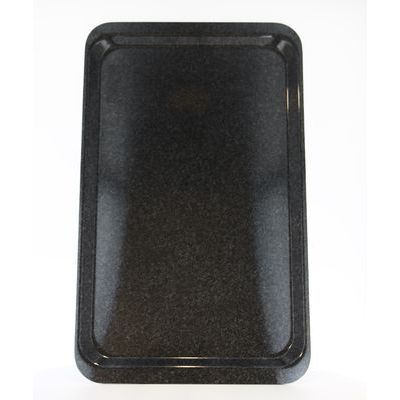 [57662850] ROLTEX RECTANGULAR LAMINATED DARK MARBLE TRAY 53X32.5X2.5CM LIGHTWEIGHT