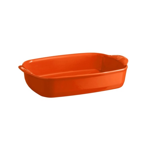 [57690053] EMILE HENRY TUSCANY ROASTING DISH 36X23CM 2.70L-ORANGE