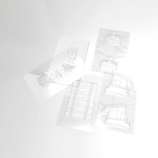 [08056435]  045565 PCB MOLD LOCOMOTIVE FOR 4 PIECES 15X12.5CM THICKNESS 7 CM 20PCES ***S/CD***