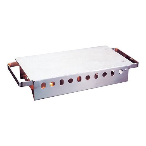 [54904700] STAINLESS STEEL WARMER WITH 2 CANDLES