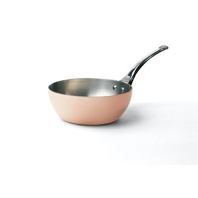 [57659314] DE BUYER SAUTEUSE BOMBEE 20CM CUIVRE INOX INDUCTION
