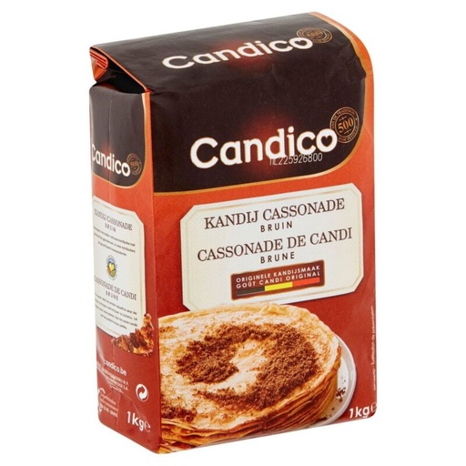 [03010629] CANDICO BRUINE SUIKER 1KG