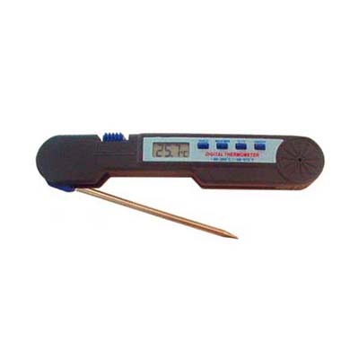 [52902046] DIGITAAL ZAK THERMOMETER MET INOX ROTEREND PEILLOOD VAN -50° TOT +200°