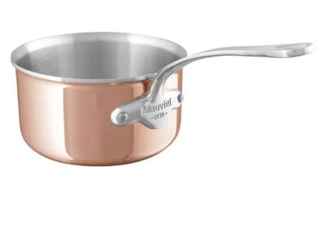 [60252047] MAUVIEL M'6S POELON 14CM KOPER/ROESTVRIJ STAAL-INDUCTIE Z/DEKSEL