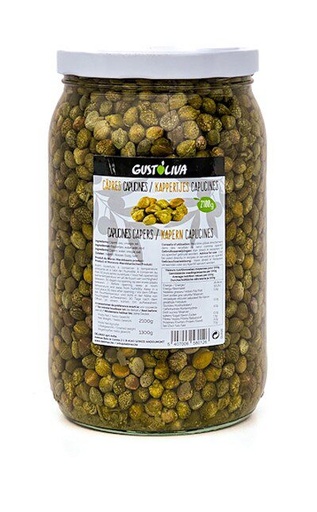 [05110035] GUSTOLIVA NON PARELLED CAPERS 1000ML