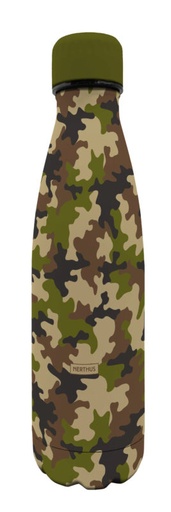 [60250867] NERTHUS RVS FLES 500ML "CAMMO" DUBBELWANDIG