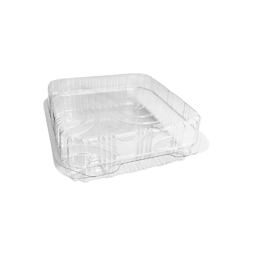 [41802319] BOÎTE PATISSIERE PATIPACK CARRÉE 16,5X16,5X6,5CM COUVERCLE À CHARNIÈRE VENTILÉE 320PCS ***S/CD***