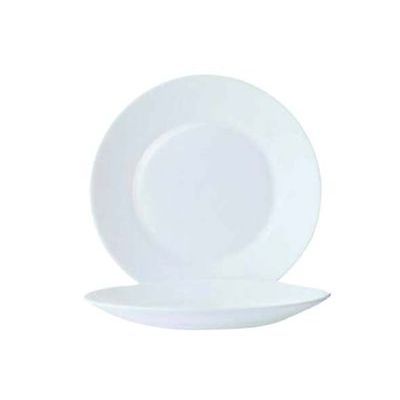[57658007] ARCOROC RESTAURANT WHITE PLATE 23.5CM - 22522/6