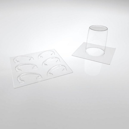 [08056325] 025191 PCB MALLEN MOKKEN EN HANDGREPEN VOOR 3 STUKS Ø 8CM H. 10 CM 4 STUKS ***S/CD***