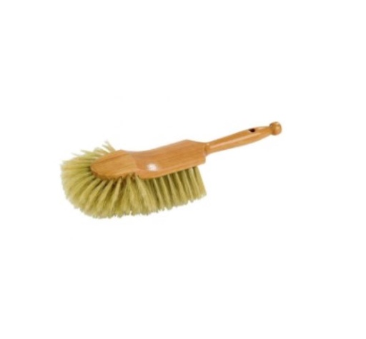 [50251018] BROSSE DE TABLE SOIE BLANCHE DEMI TETE