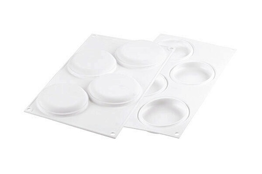 [51657500] MOULE SILIKOMART DECOR ROUND 80 N.4 ROND Ø85 H 15 MM