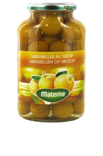 [05100554] MATERNE WHOLE MIRABELLES WITH KERNELS 700GR