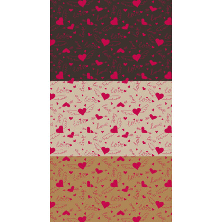 [08030634] 2046675 TRANSFER HARTEN LIEFDE 30X40CM30 ST/PC ***S/CDE**