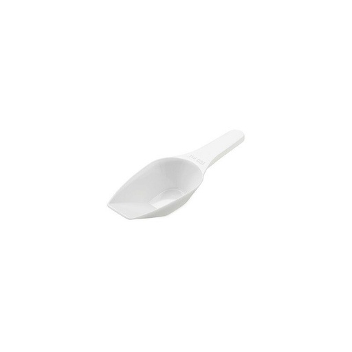 [52401138] WHITE PLASTIC MEASURING SCOOP 16CM 50ML