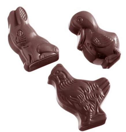 [70410276] CHOCOLADEVORM PAASDIEREN 7 FIG. CW111440X28X15MM / 3X7 -- 11GR