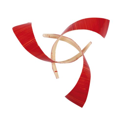 [08071202] 1032690 WHITE AND RED CHOCOLATE BUCKLE 9CM 69 PCES***S/CD***