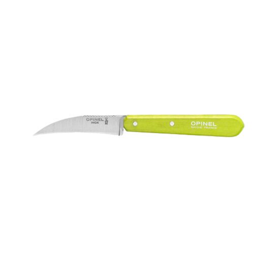[54917656] OPINEL COUTEAU A LEGUMES N°114 INOX/BOIS VERT POMME