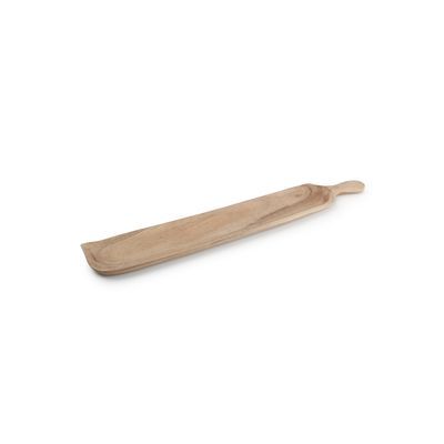 [74500711] WOOD+FOOD SERVING BOARD 50X7 ACACIA W/HANDLE