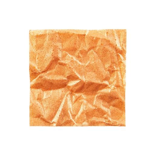 [08053919] *FF* 2034377 PLAQUETTE BRONZE FROISSE CARRE 3CM CHOCOLAT 220 PCES