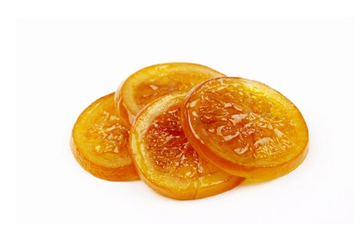 [03061263] CANDIED ORANGE SLICES 55/60 MM 2.5 KG