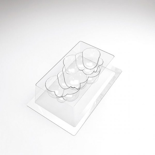 [08057647] 070544 PCB MOLDS LOGS CLOUD FOR 30 PIECES 20X11 CM D. 7 CM 30PCES ***S/CD***