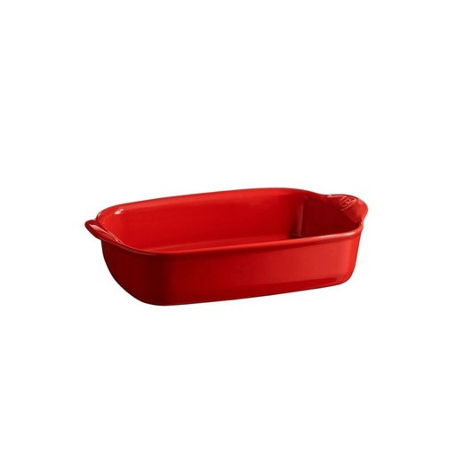 [57690025] EMILE HENRY ROASTING DISH G.CRU 30X19CM 1.55L- RED