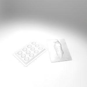 [08057993] 074319 PCB CARROT MOLDS FOR 6 PIECES 17X5.5 CM D. 5.7 CM 8PCES ***S/CD***