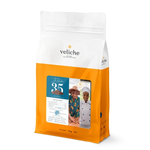 [08054912] 95628 INTENSE 35 - HIGH QUALITY MILK CHOCOLATE 5KG ***OP/ORDER***