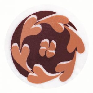 [08057492] PCB Marshmallow Rounds Latte Art 9 designs ø 3 cm 288pces ***s/cd***