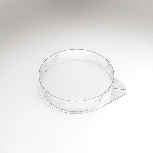 [08057657] 070555 PCB ROUND FLAT ENTREMET MOLDS FOR 100 PIECES Ø 20 CM D. 4 CM 100PCES ***S/CD***