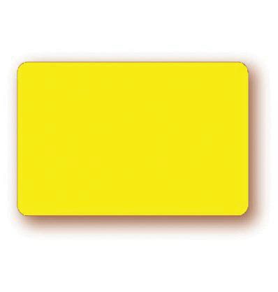 [43606053] ETIQUETTE FLUO JAUNE 8X6CM 10 PC