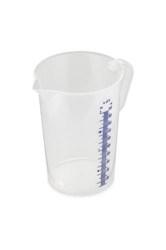[52901195] 250ML BLUE GRADUATED THERMO MEASURE CLOSED HANDLE