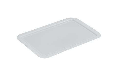 [50611182] WIT DEKSEL 60X40 VOEDINGSBAK 10L RECHT/STUK