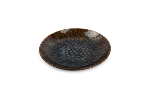 [60251868] BONBISTRO RESTO BROWN/BLUE SOUP PLATE 26XH4.5CM - 743025